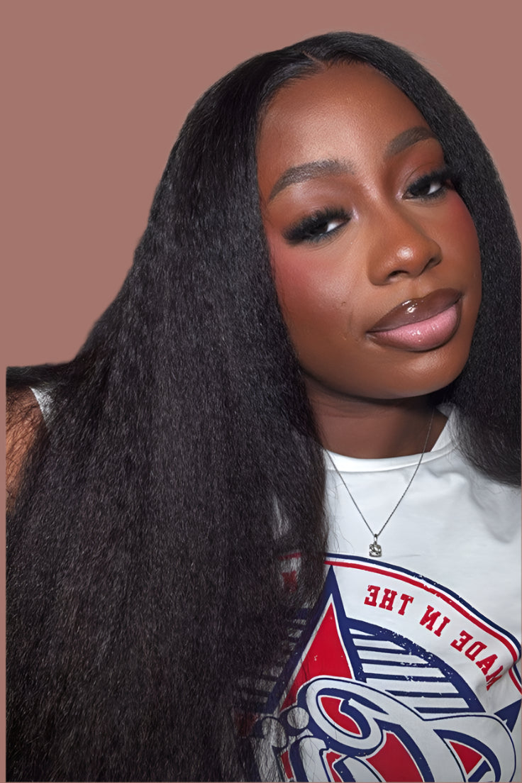 kinky closure lace 5x5 / 10A/HD/transparent/14'