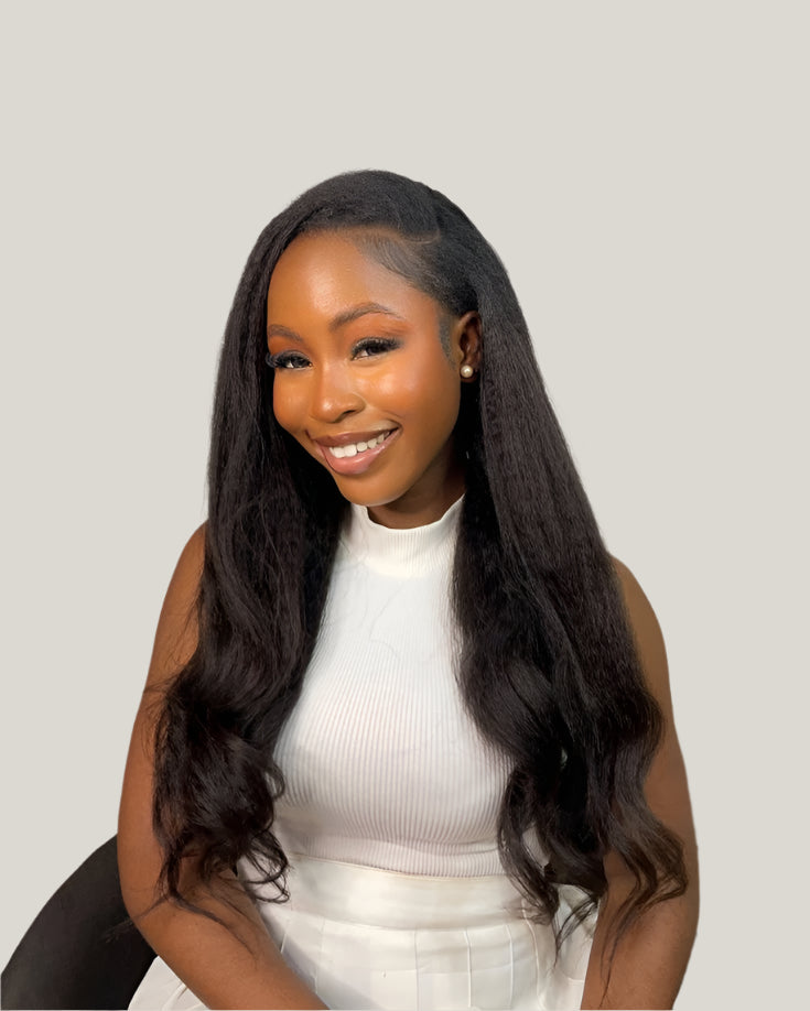 Lot de 3 Tissages Kinky 24 ' Cheveux 100 % Naturel Cambodgiens - Qualité 10A/ Lot de 3