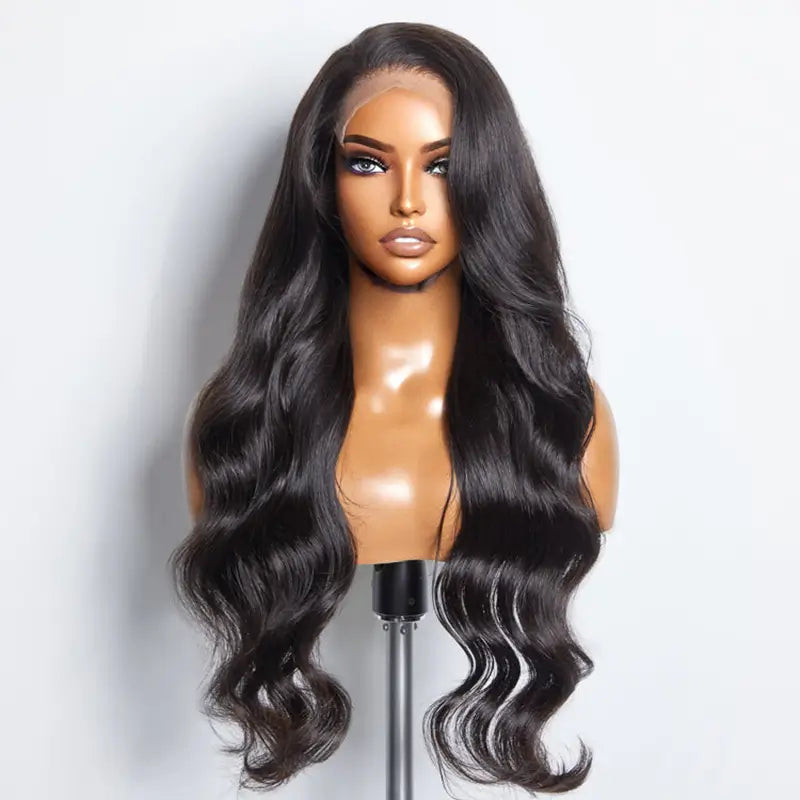 Perruque Bodywave cambodgien avec closure HD 5x5 sans colle