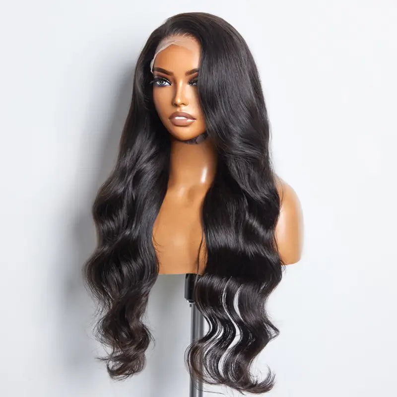 Perruque Bodywave cambodgien avec closure HD 5x5 sans colle