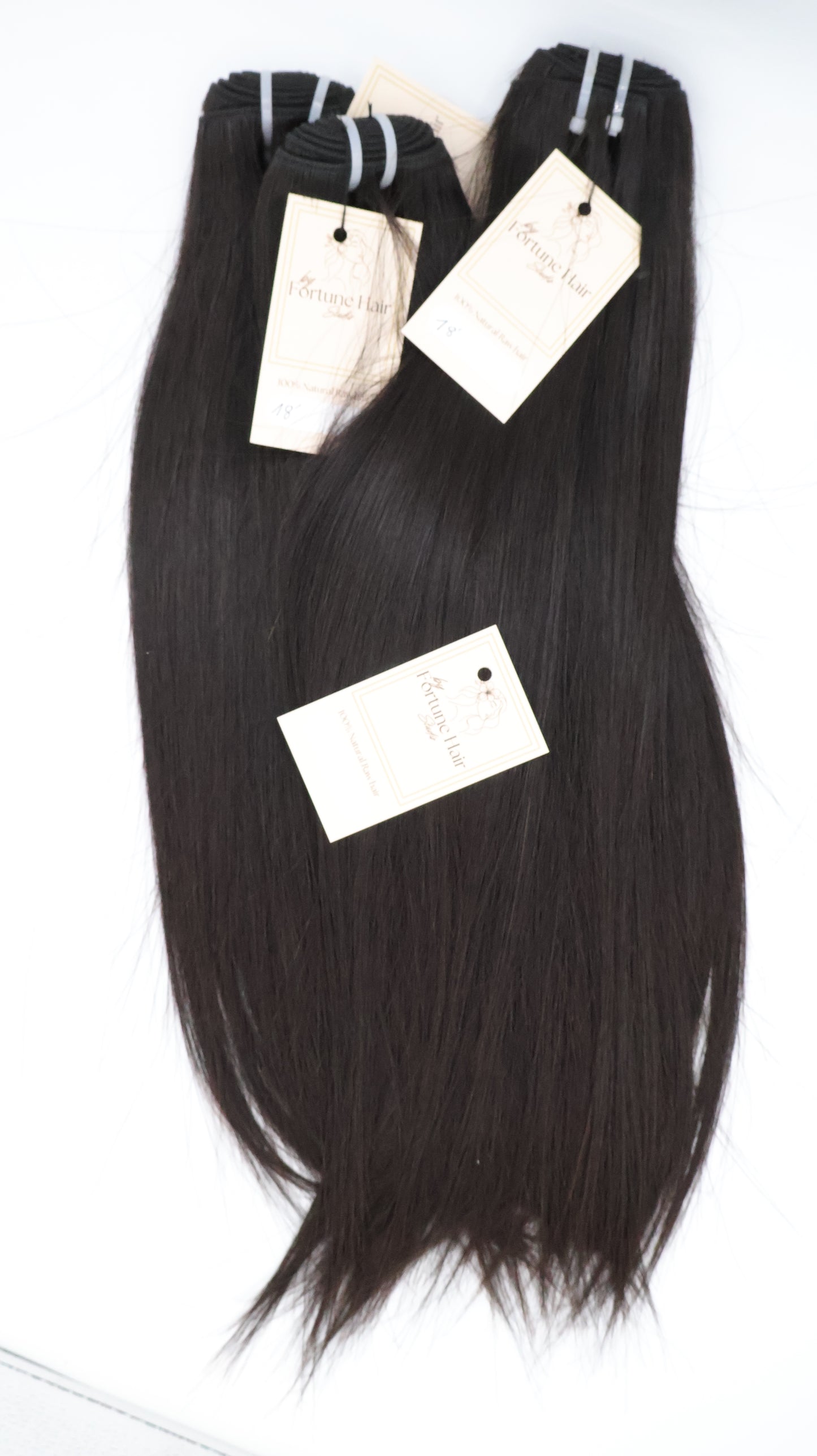 100 % naturel Cambodgiens – Straight, 18, 24, 26 Pouces, Qualité 10A/Lot de 3