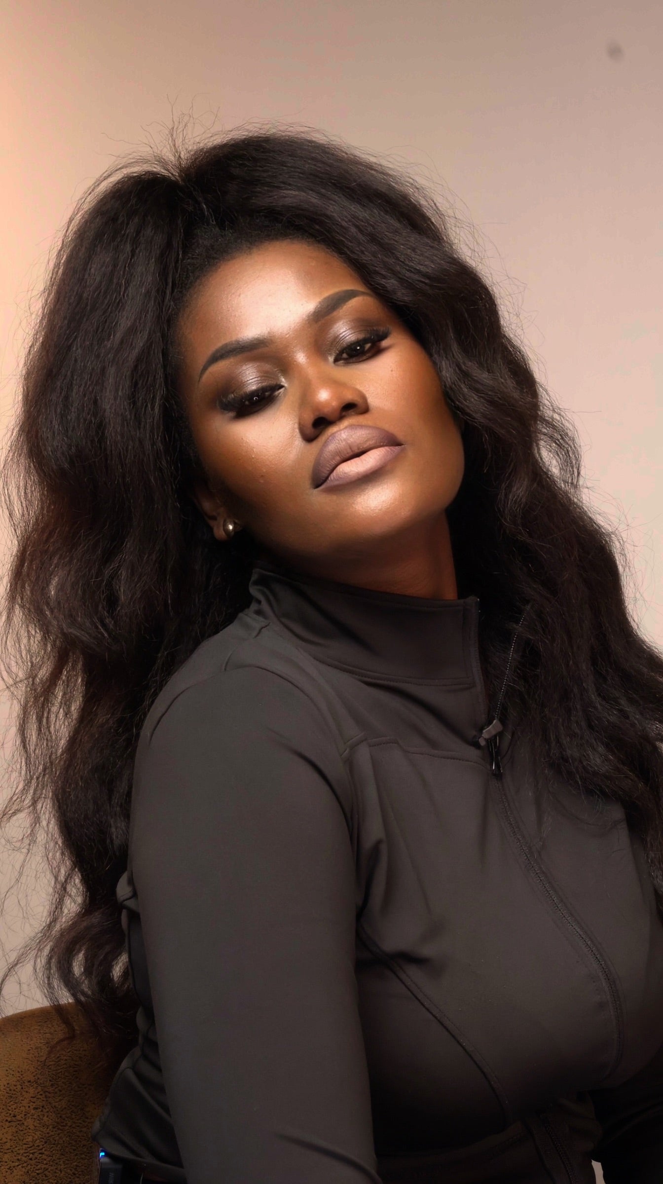 Kinky U-Part Wig straight