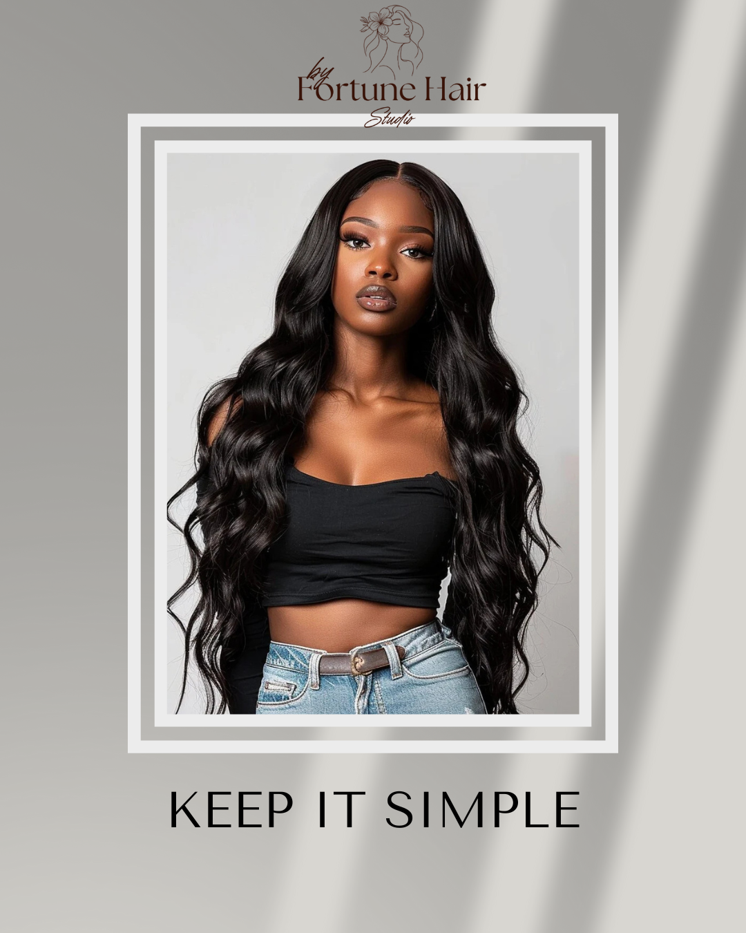 Perruque Bodywave cambodgien avec closure HD 5x5 sans colle