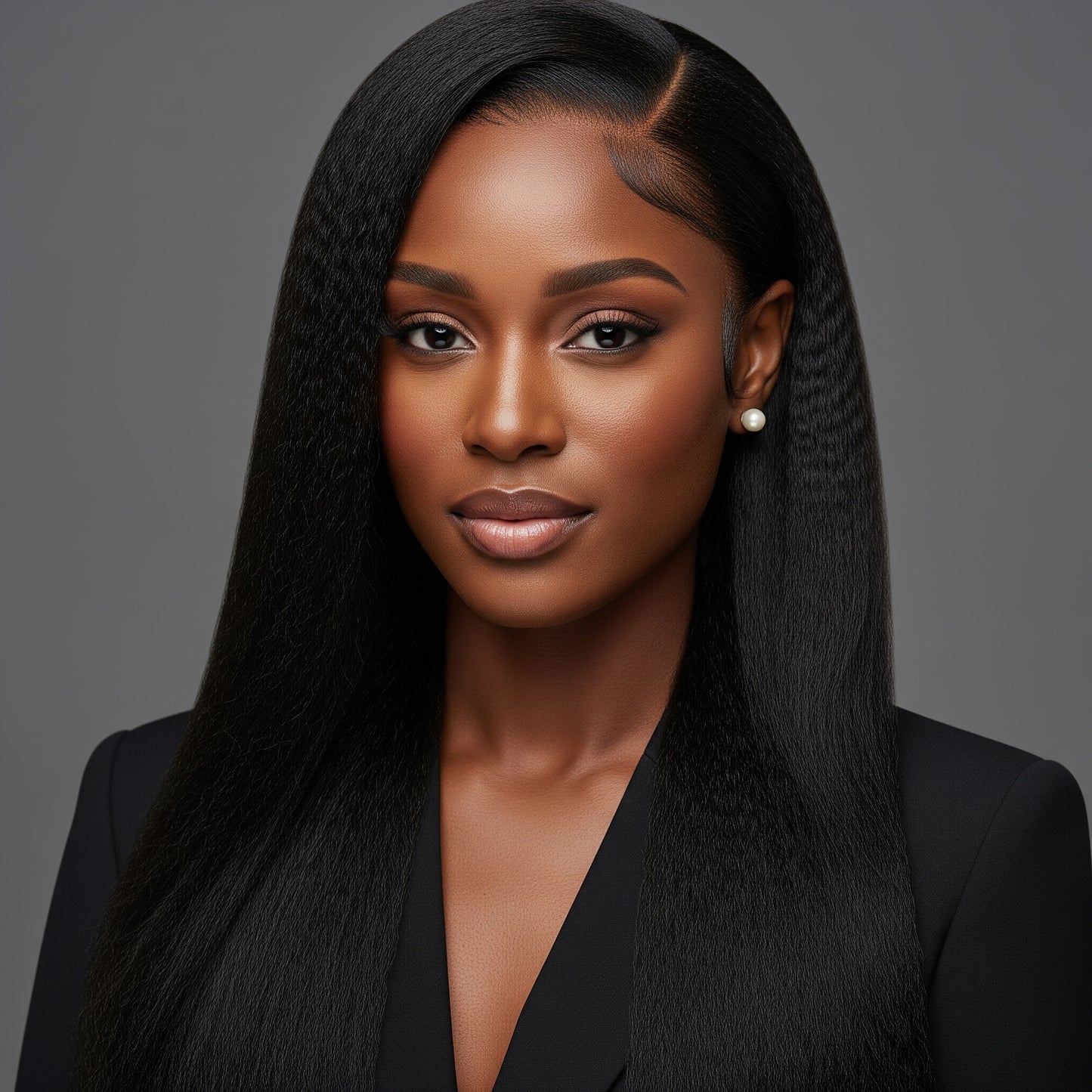 kinky closure lace 5x5 / 10A/HD/transparent/14'