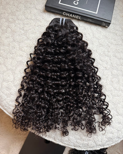 Lot de 4 Paquets Tissage Kinky Curly Afro 100% Naturel | ChezFortuneHair