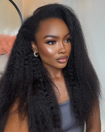Kinky U-Part Wig straight