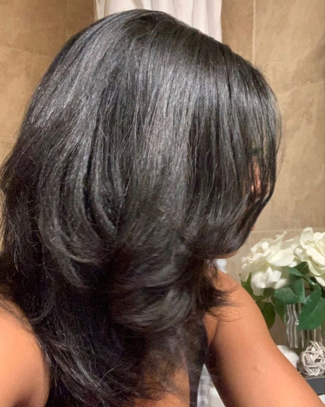 Perruques KinkyHair Short/ bob Closure HD lace 5X5