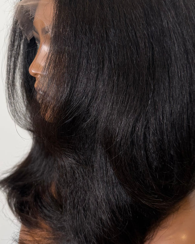 Perruques KinkyHair Short/ bob Closure HD lace 5X5