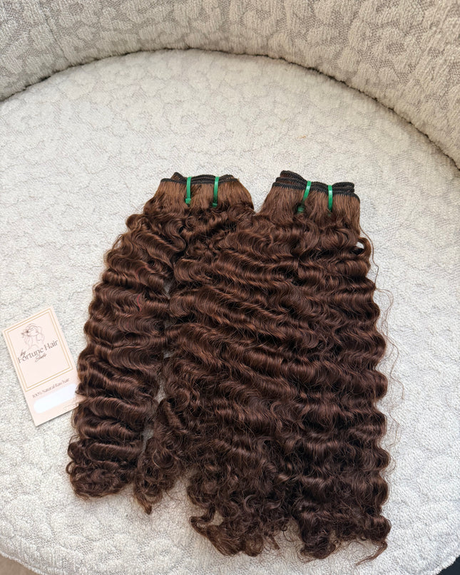 3 paquets Tissage boucle a eaux  – Cheveux Vierges Cambodgiens 10A/ waterwave