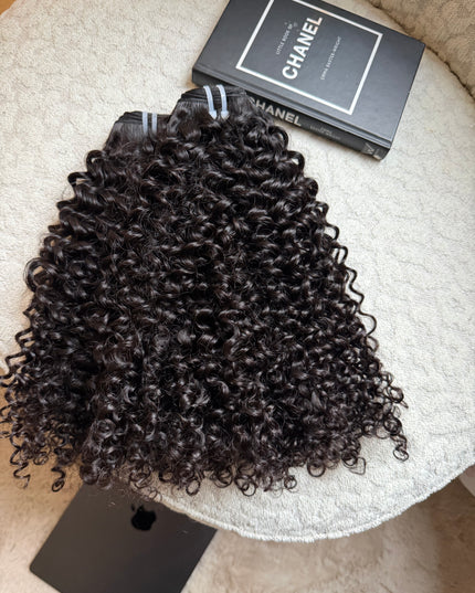 Lot de 4 Paquets Tissage Kinky Curly Afro 100% Naturel | ChezFortuneHair