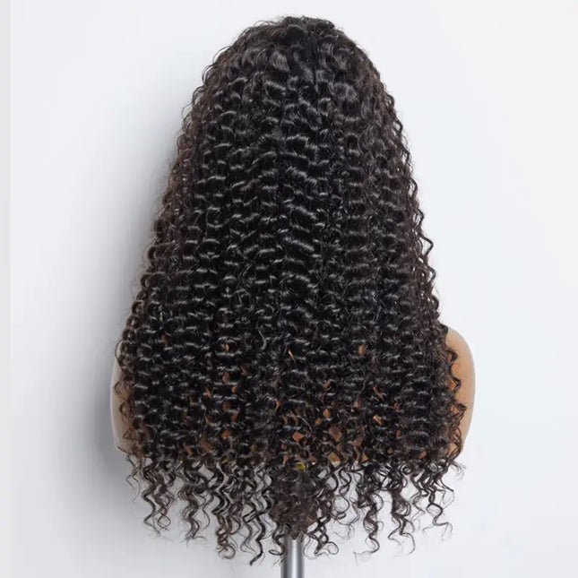 Deep Wave Perruque H/ curly / frontal lace 13X6