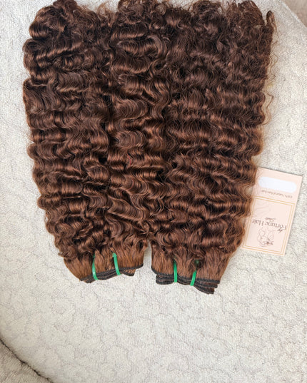 3 paquets Tissage boucle a eaux  – Cheveux Vierges Cambodgiens 10A/ waterwave