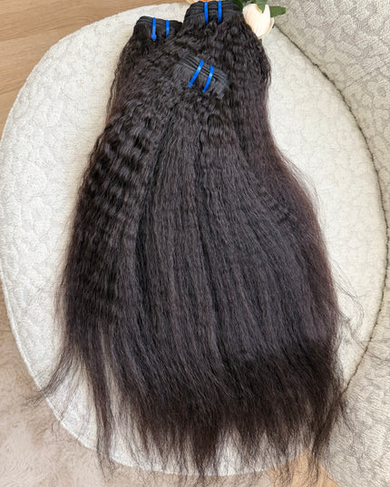Lot 3 Paquets Tissage Kinky 9A 100% Naturel | ChezFortuneHair