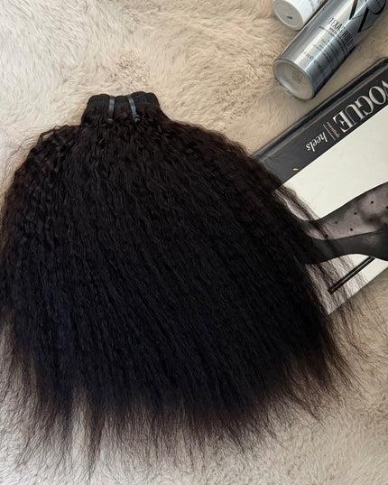 Lot de 3 paquets kinky lisse 12A Qualité Premium 12A.