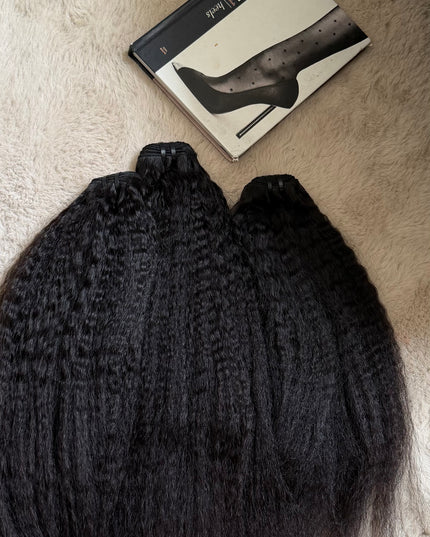 Lot de 3 paquets kinky lisse 12A Qualité Premium 12A.