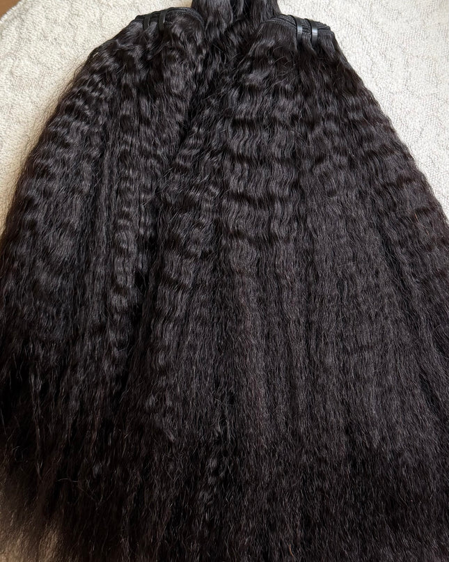 Lot de 3 paquets kinky lisse 12A Qualité Premium 12A.