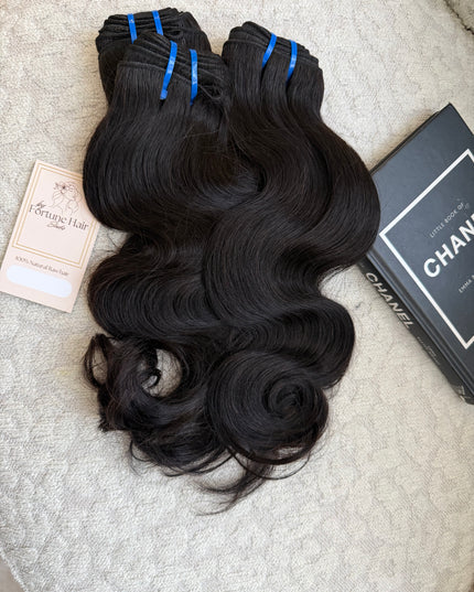 3 bundles Bodywave  10 A RAW HAIR /Lot de 3 Paquets