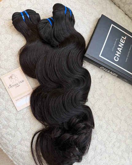 3 bundles Bodywave  10 A RAW HAIR /Lot de 3 Paquets