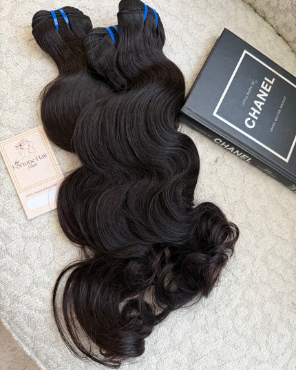 3 bundles Bodywave  10 A RAW HAIR /Lot de 3 Paquets