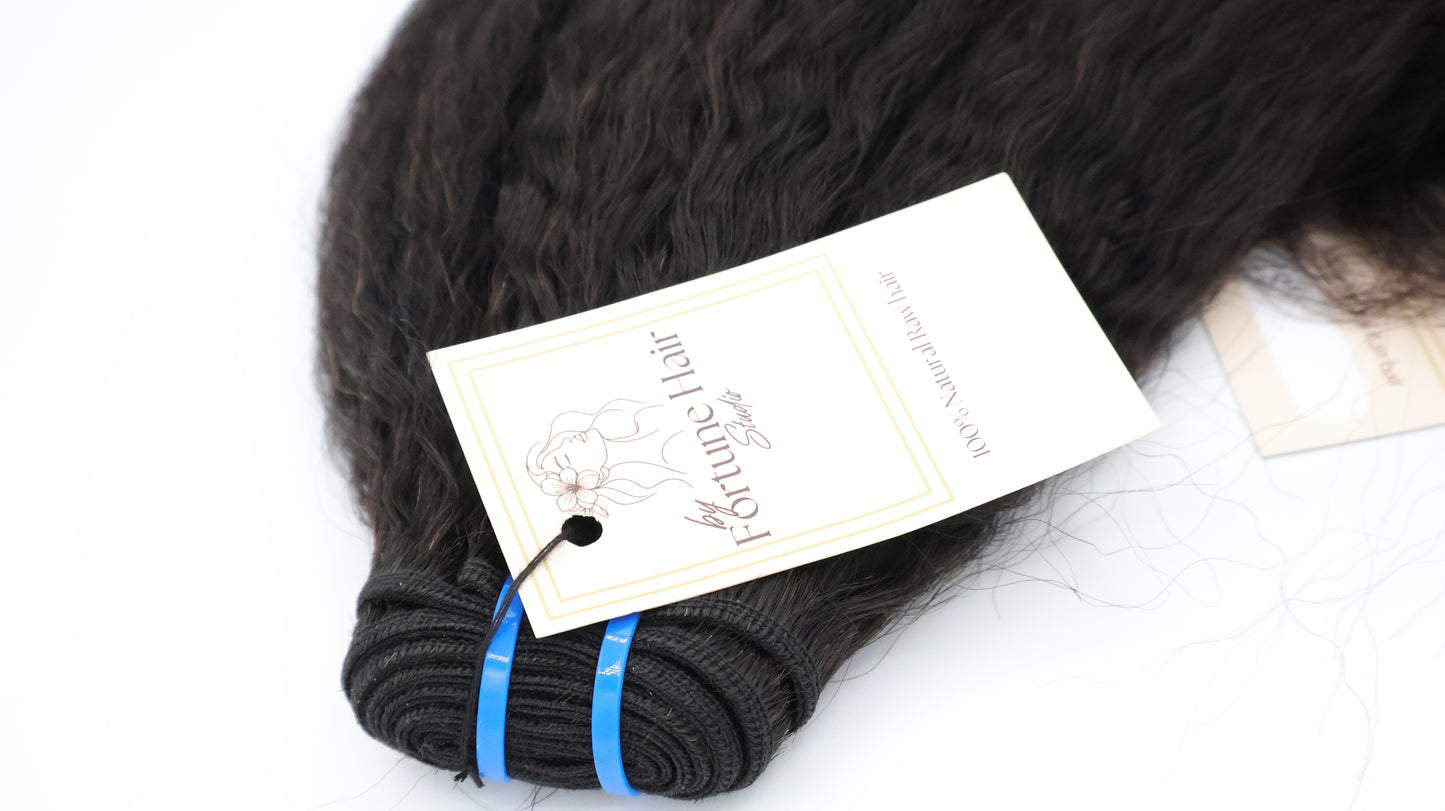 Lot de 3 Tissages Kinky 20'/ 100 % Humains Cambodgiens Qualité 9A/ Lot de 3 -