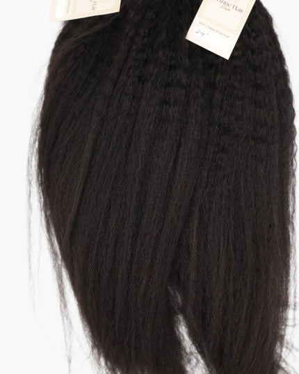 Lot de 3 Tissages Kinky 24 ' Cheveux 100 % Naturel  Cambodgiens  - Qualité 10A/ Lot de 3