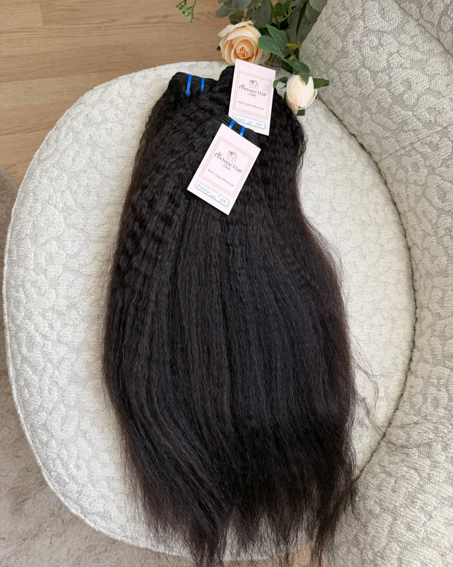 Lot 3 Paquets Tissage Kinky 9A 100% Naturel | ChezFortuneHair