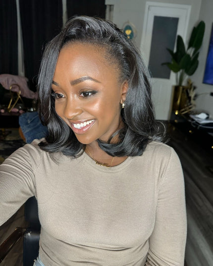 Demi -perruques KinkyHair Bob  Glam Style 90’s style