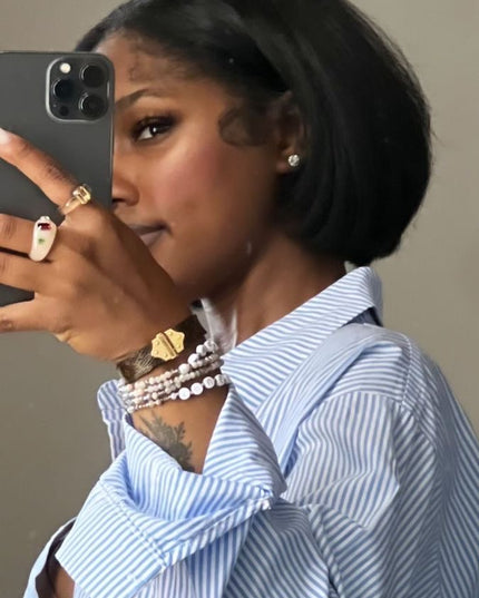 Demi -perruques KinkyHair Bob  Glam Style 90’s style