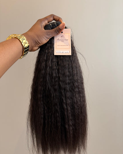 Lot de 3 paquets kinky lisse 12A Qualité Premium 12A.