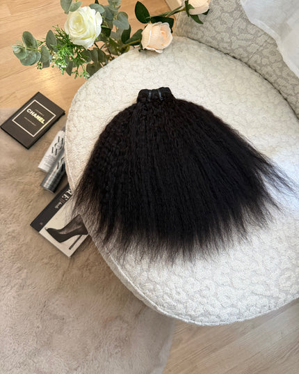 Lot de 3 paquets kinky lisse 12A Qualité Premium 12A.