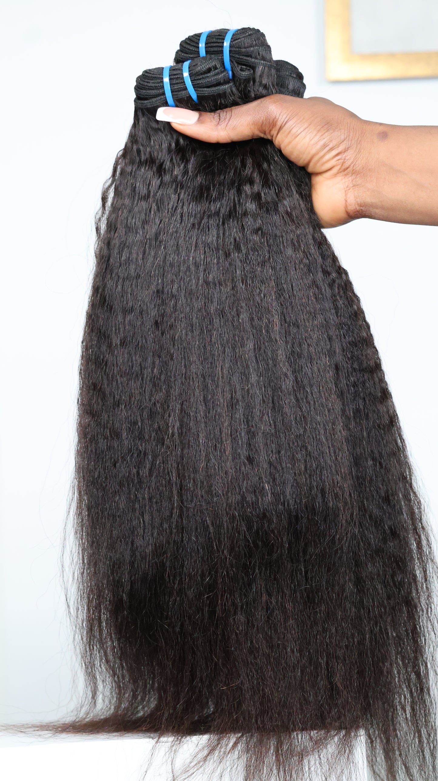 Lot de 3 Tissages Kinky 20'/ 100 % Humains Cambodgiens Qualité 9A/ Lot de 3 -