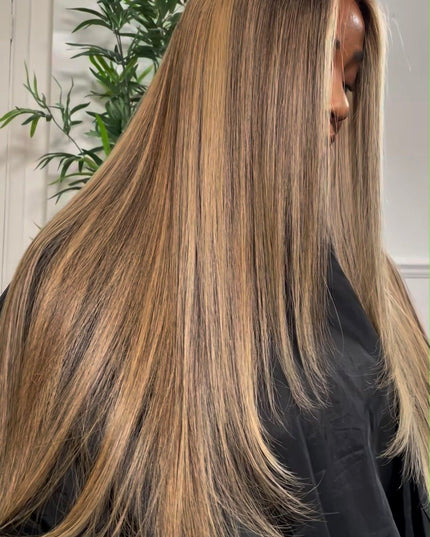 LOT de 4 Premium Balayage Virgin Hair Bundles extensions cheveux 100% naturels