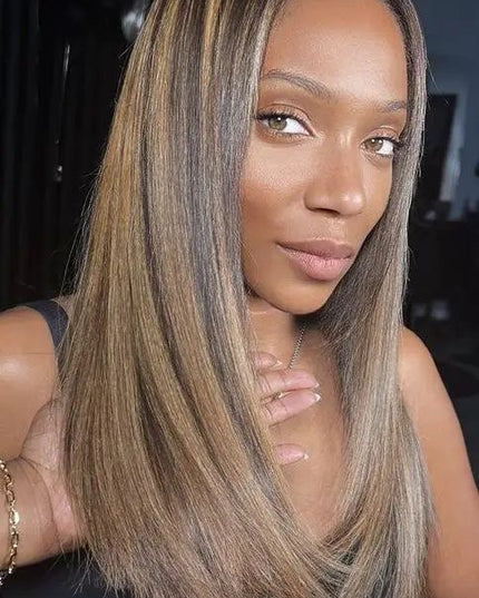 LOT de 4 Premium Balayage Virgin Hair Bundles extensions cheveux 100% naturels