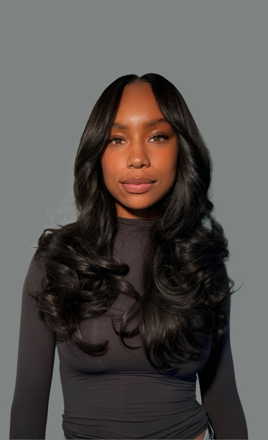 closure tulle  HD transparents straight 4X4/2X6