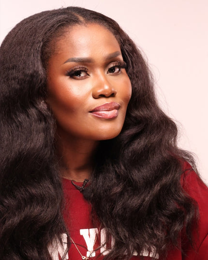 Kinky U-Part Wig straight