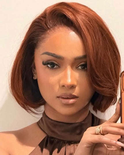 Perruque Bob closure HD blond