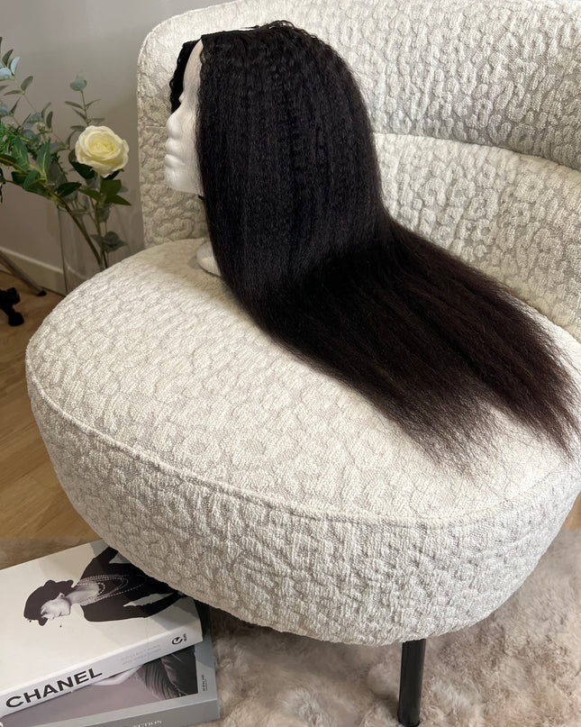 Kinky  Latifa U-Part Wig straight/ 289€: code :INGRID