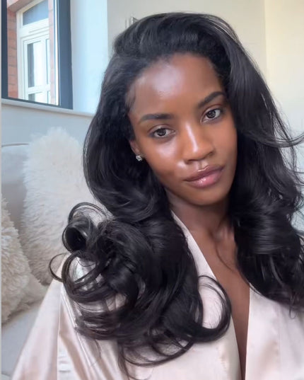 Perruque 3 en 1 Half Wig sans Lace , BodyWave