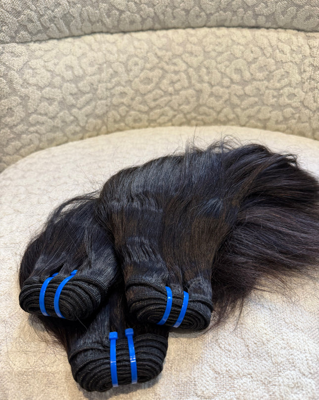 3 paquets 9A  Yaki hair  100% la texture naturelle “défrisée” cheveux yaki