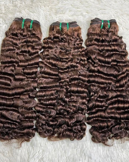 3 paquets Tissage boucle a eaux  – Cheveux Vierges Cambodgiens 10A/ waterwave