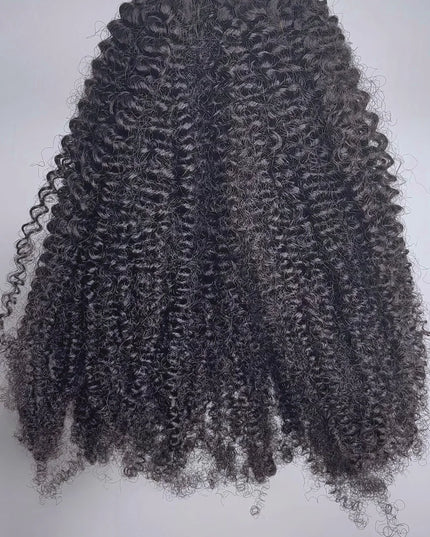 Lot de 3 paquets kinky Curly Hair 100% cheveux naturel