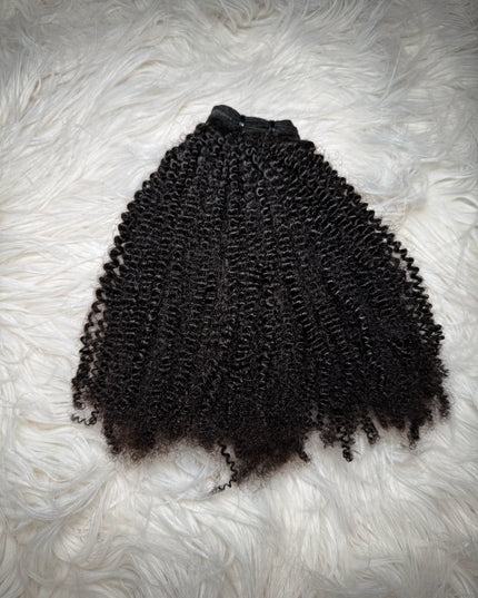 Lot de 3 paquets kinky Curly Hair 100% cheveux naturel