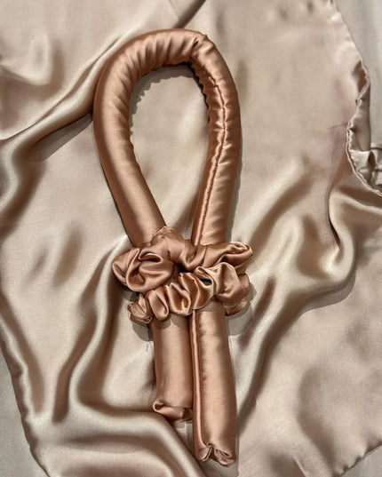 Tige de bouclage en satin sans chaleur