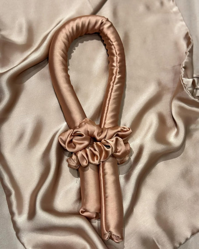 Tige de bouclage en satin sans chaleur