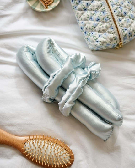 Tige de bouclage en satin sans chaleur