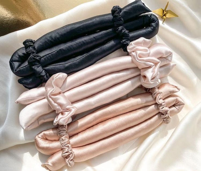 Tige de bouclage en satin sans chaleur