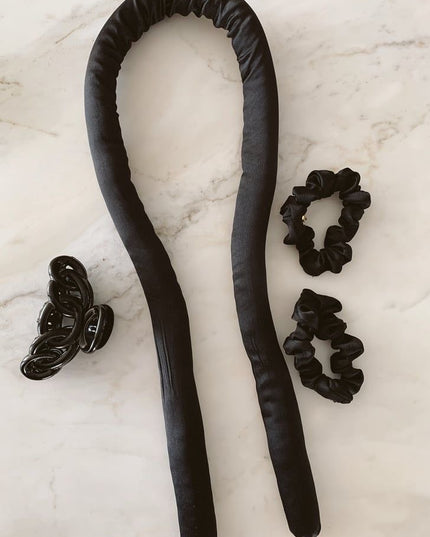 Tige de bouclage en satin sans chaleur