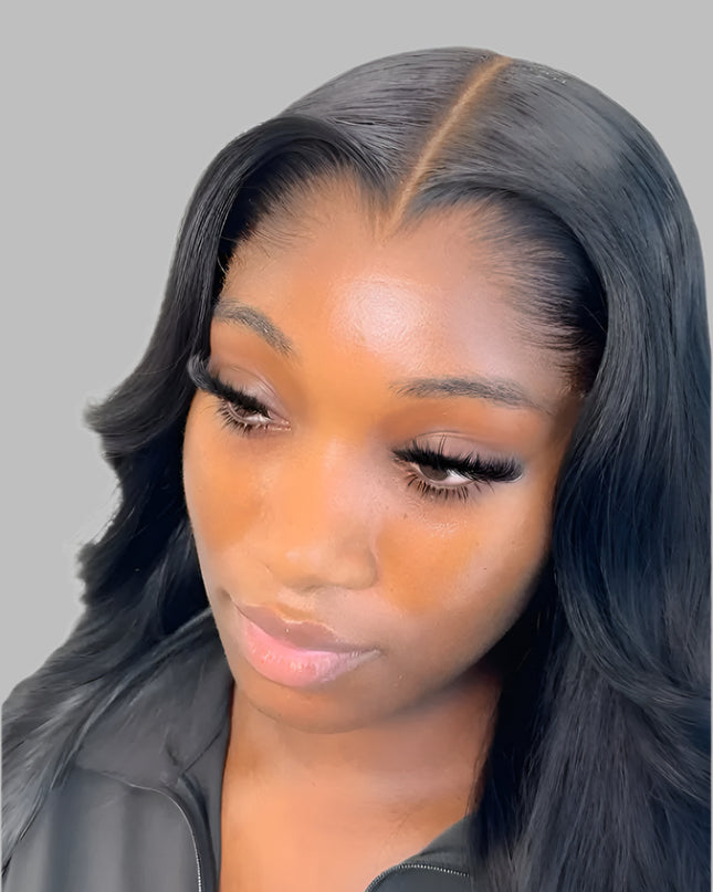 Closure tulle  HD transparents straight 4X4