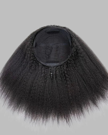 Half-Wig /Demi-perruques 3 en 1 Kinky lisse/ flip over