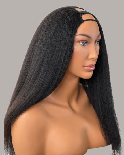 Kinky U-Part Wig straight